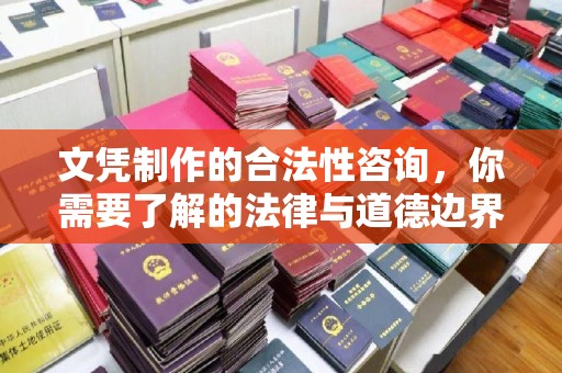 石屏文凭制作的合法性咨询，你需要了解的法律与道德边界
