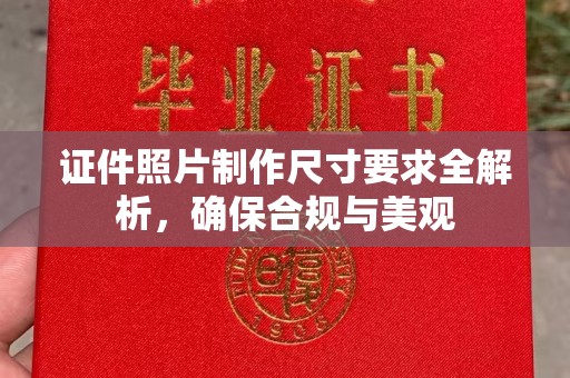 新河证件照片制作尺寸要求全解析，确保合规与美观
